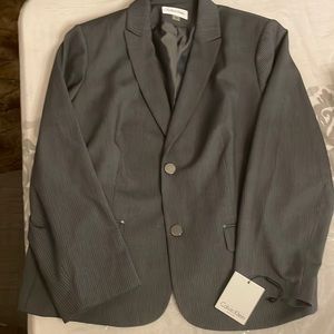 ✨NWT✨ Calvin Klein Grey pinstripe Blazer - 20W